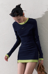 Wilderness Green Slim Dress